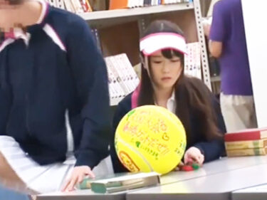 テニス部JK美少女が部活帰りの図書館で目立ってしまって痴漢にち●ぽぶち込まれる！